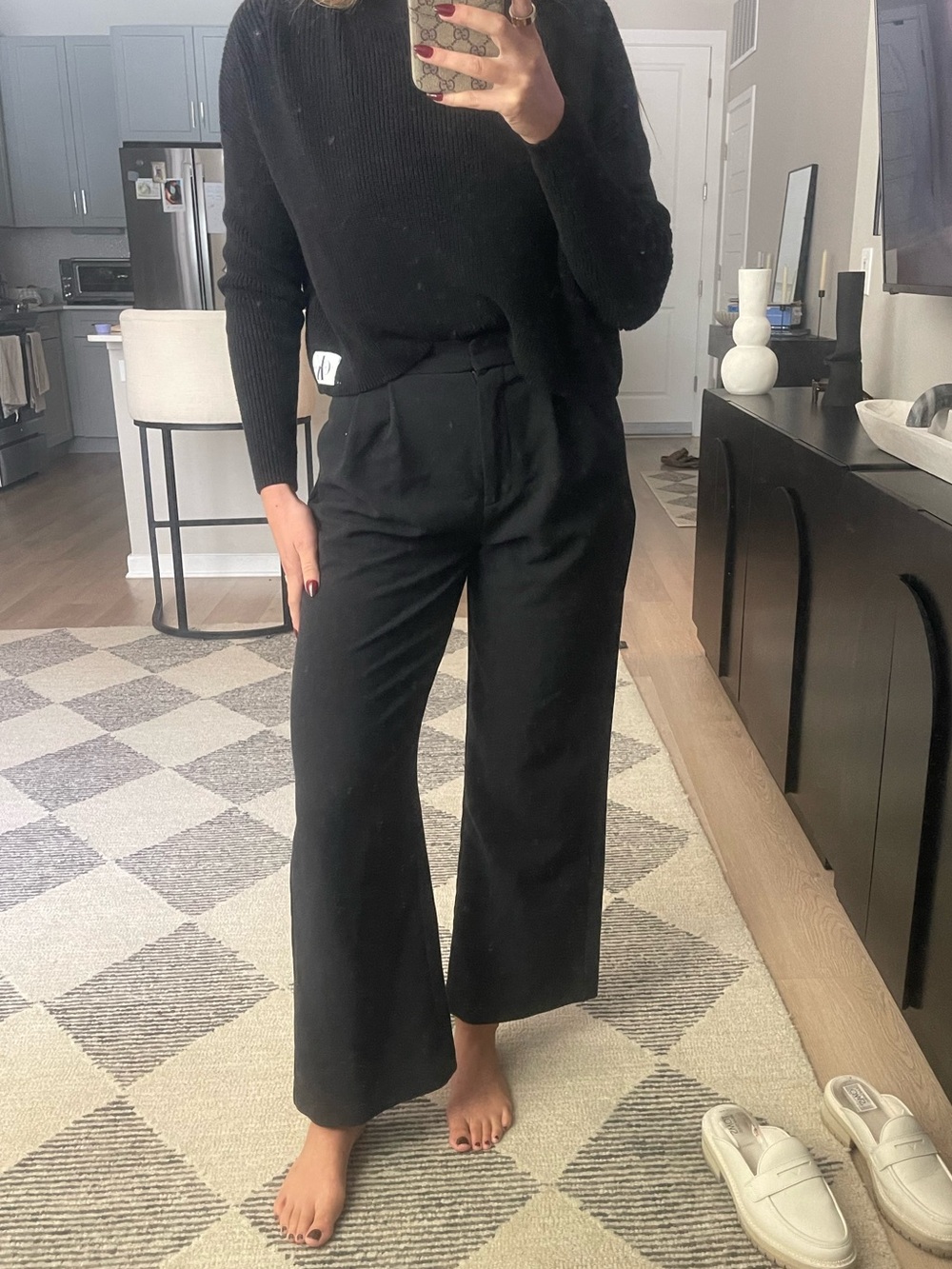 Abercrombie high rise Sloan trouser